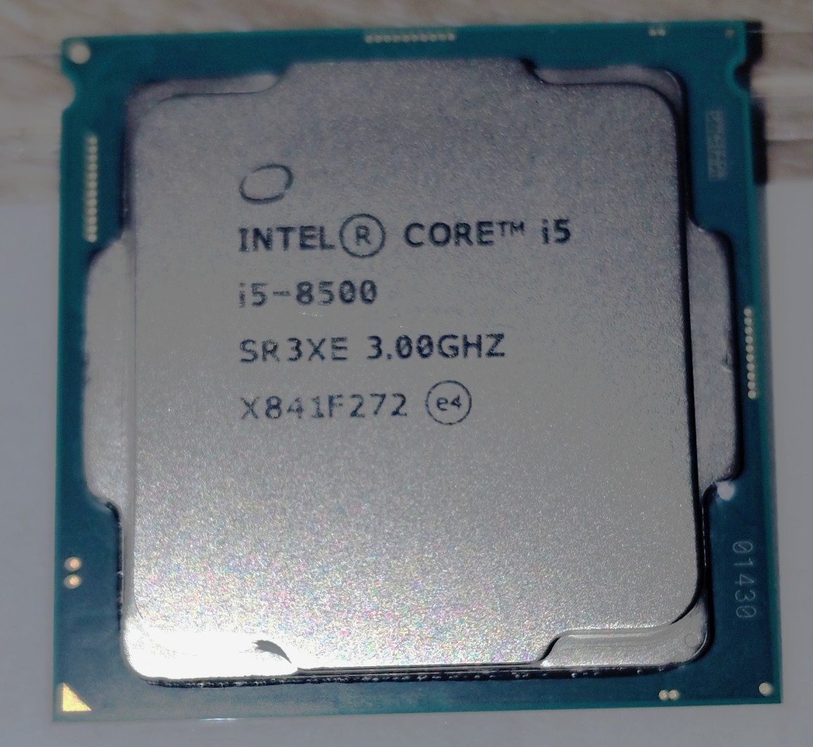 Intel Core i5-8500 3.00 Ghz boost up to 4.10 6 cores 6 threads CPU Only