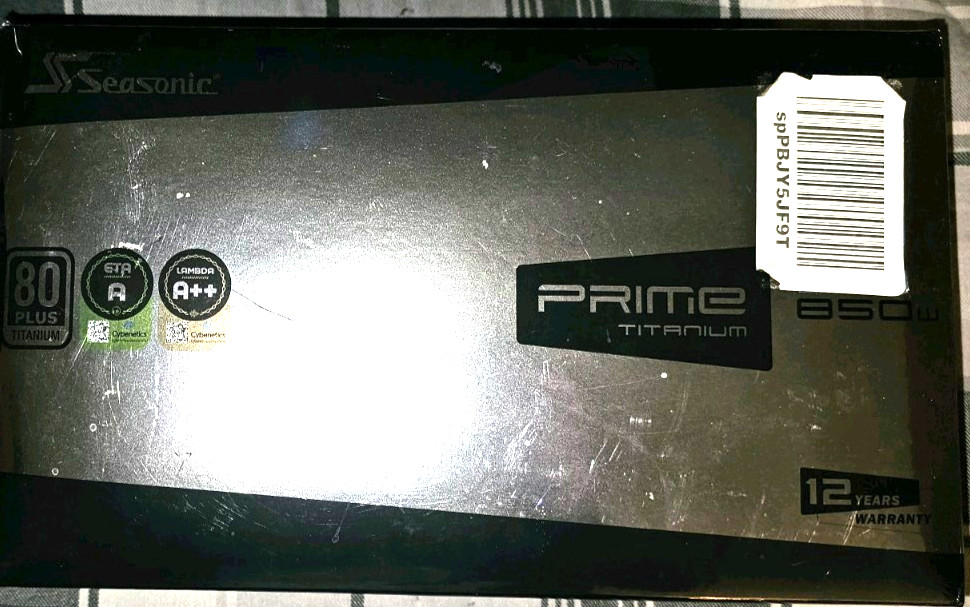 SeaSonic PRIME 850 Titanium SSR-850TR 850W Modular Power Supply