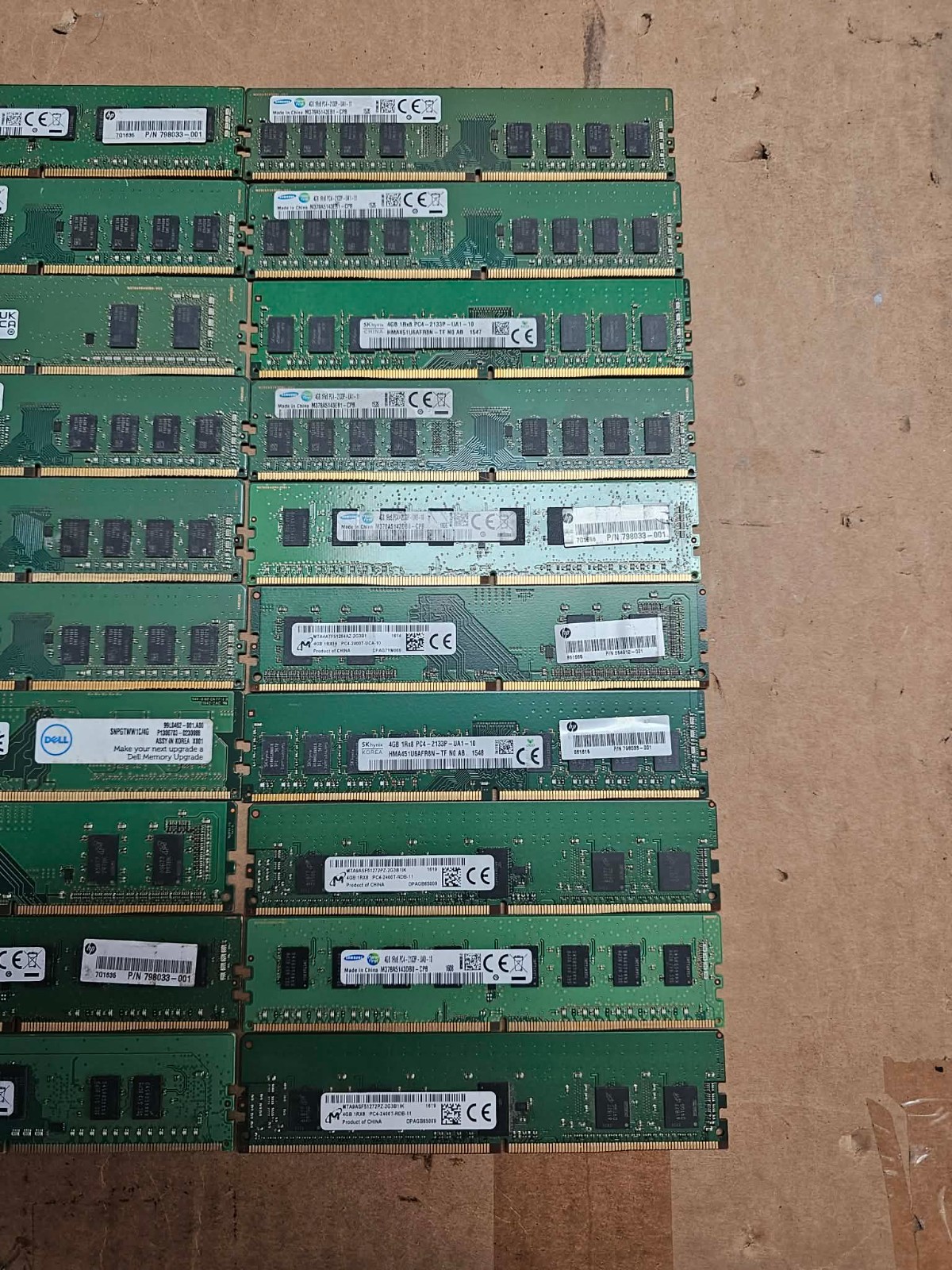 Lot 30x Mixed Major Brand 4GB – DDR4 – PC4 Desktop Memory / RAM SKHynix Upgrades