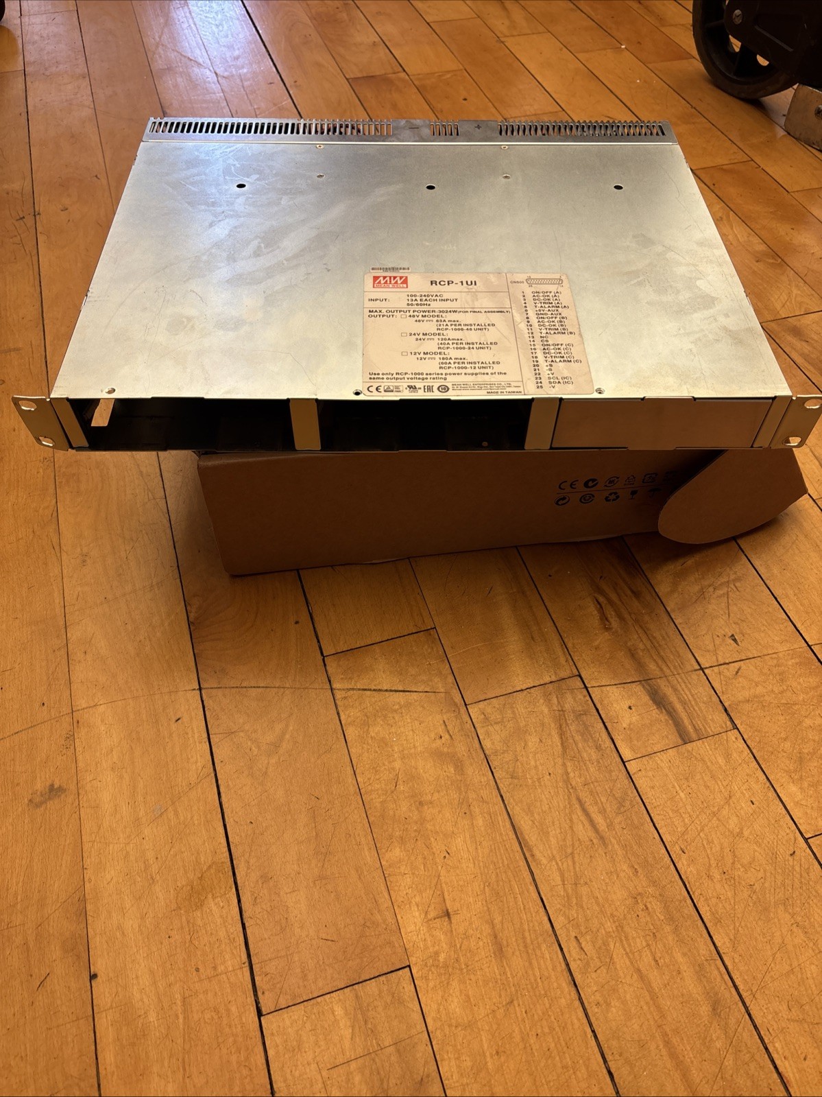 Mean Well RCP-1UI Rack Mount Power Supplies Chassis