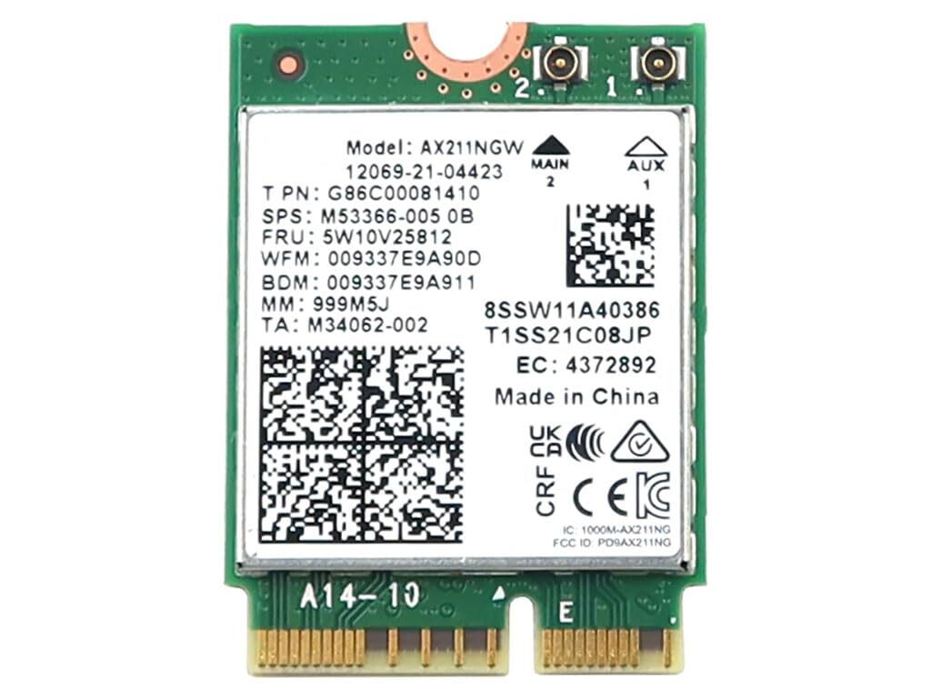 Wireless Card G86C00081410 Compatible Replacement Spare Part for Intel AX211