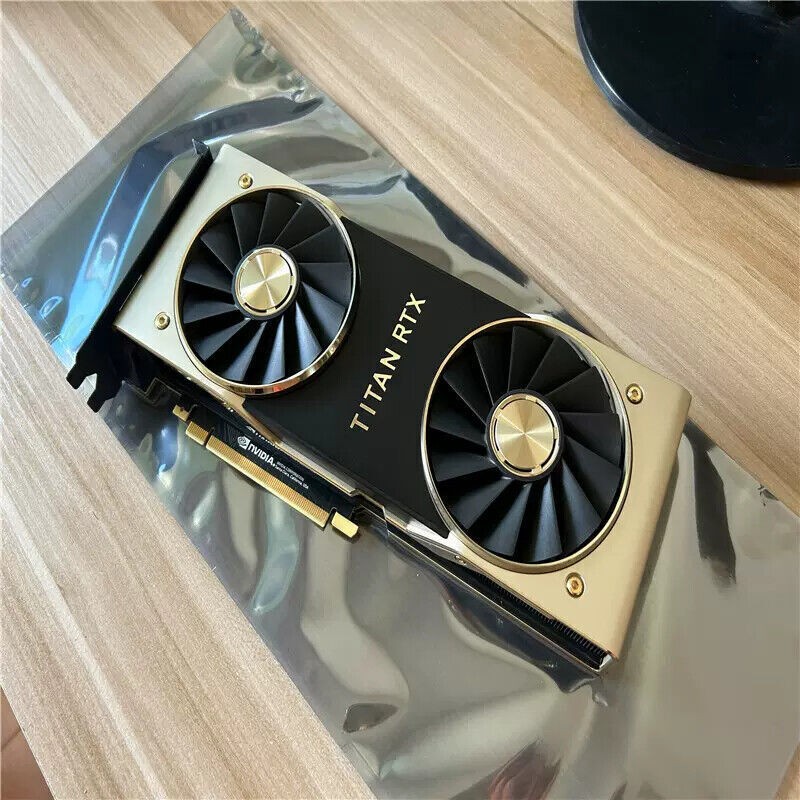 NVIDIA Titan RTX 24GB GPU GDDR6 PCIe 3.0 CUDA