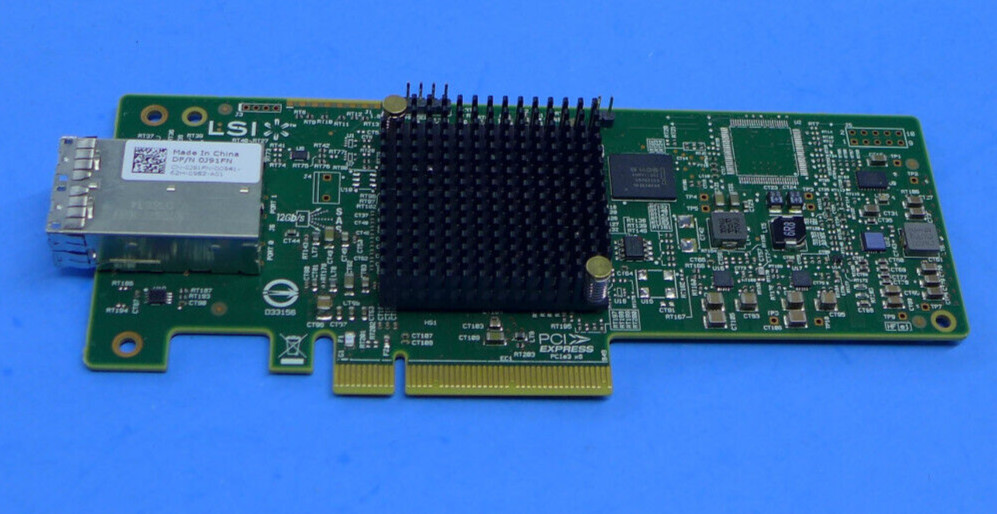 Dell 12Gb/s SAS9300-8e 8port External PCIe SAS Host Bus Adapter J91FN