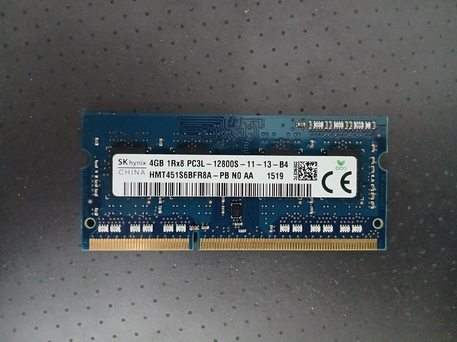 ​SK Hynix 4GB 2Rx8 PC3L-12800S DDR3-1600MHz Laptop RAM