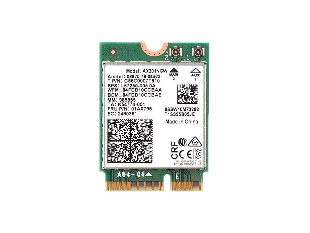 AX201NGW Dual Band CNVio2 M.2 802.11ax WLAN Bluetooth 5.1 WiFi Card L57250-005