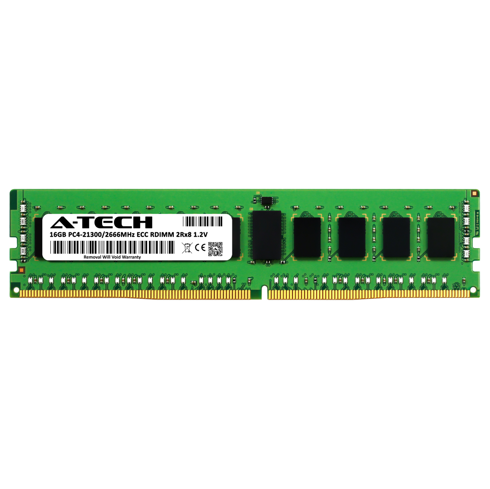 16GB DDR4 ECC RDIMM Micron MTA18ASF2G72PDZ-2G6B1 Equivalent Server Memory RAM 1x