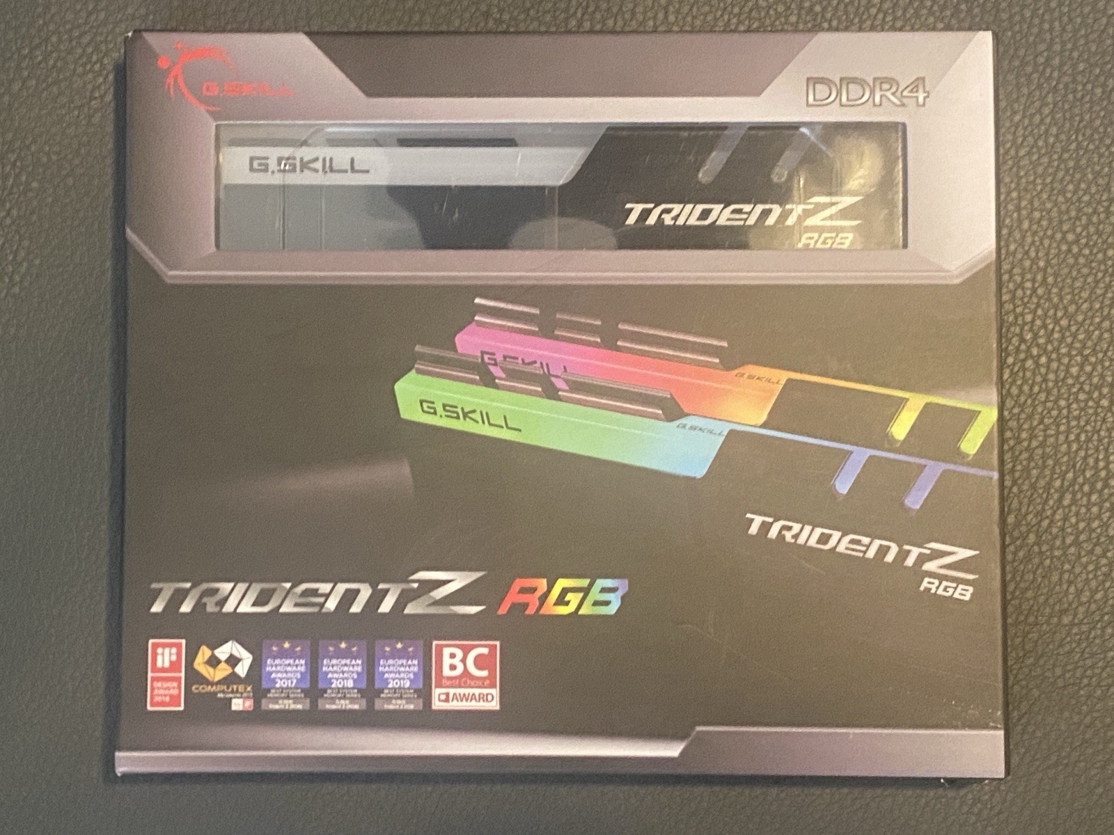 G.SKILL Trident Z RGB Series DDR4 RAM 64GB (2x32GB) 3600MT/s CL18-22-22-42