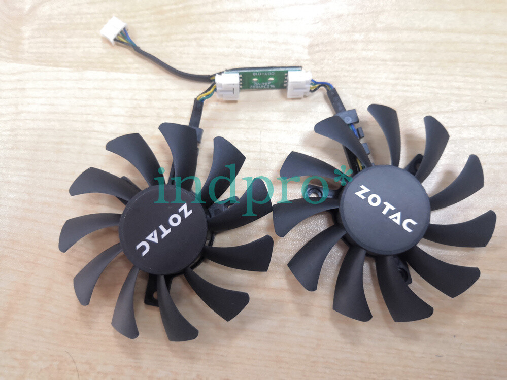 1pc new ZOTAC GeForce GTX 970 4GB card fan GA81S2U 4-wire temperature control
