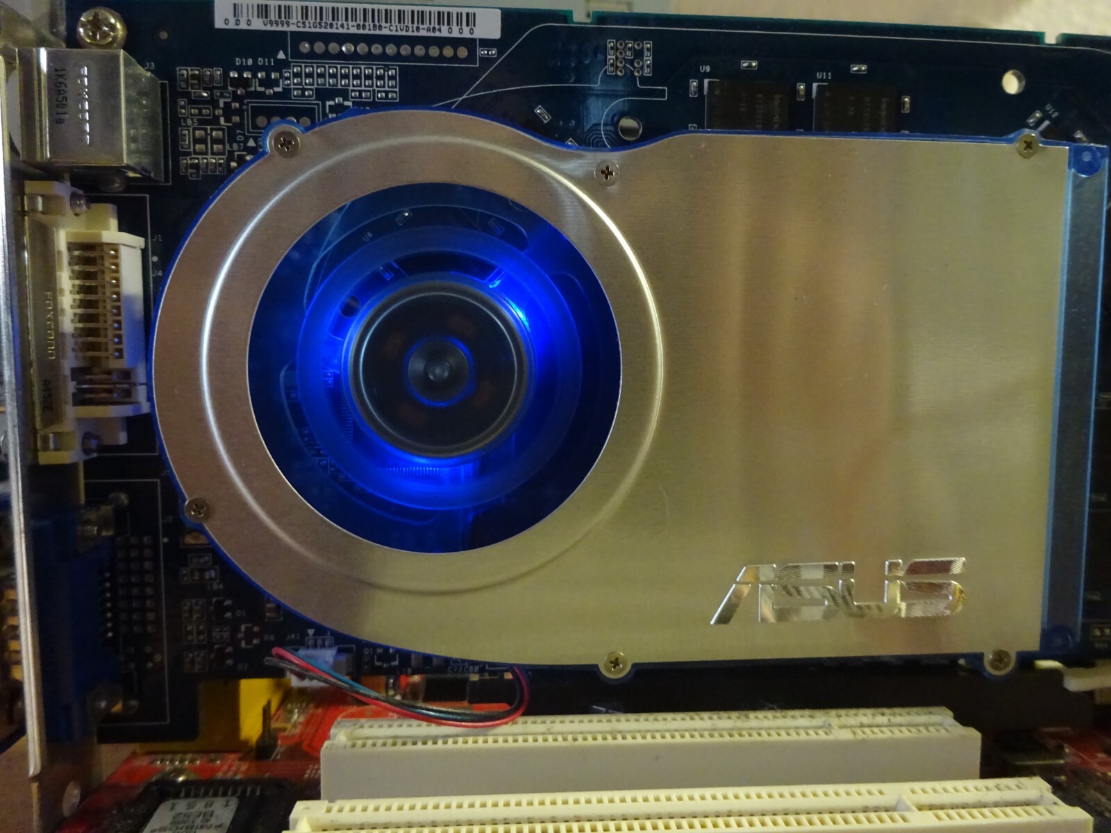 ASUS V9999 GeForce 6800 128MB AGP DDR SDRAM GRAPHICS CARD DVI VGA S-VIDEO #GK9687