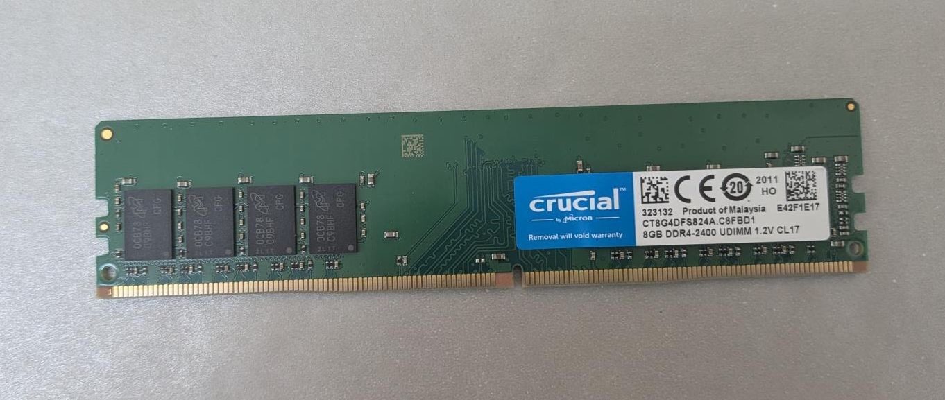 Crucial CT8G4DFS824A.C8FBD1 8GB DDR4-2500 UDIMM RAM