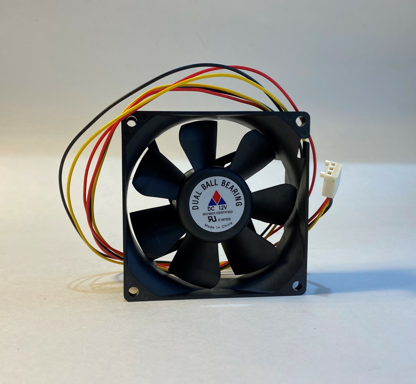 ASCENT 1D18025MB2-3 80x80x25MM DC12V DUAL BALL BEARING FAN W/3-PIN – NEW