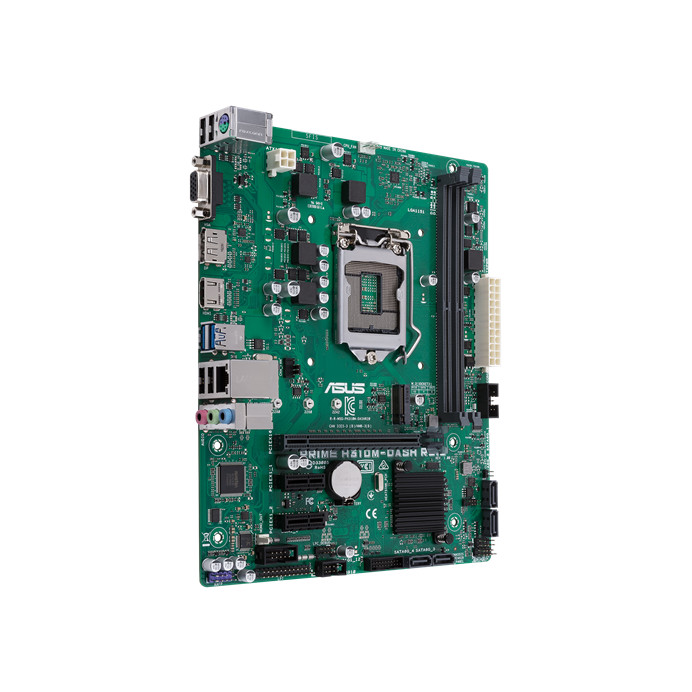 ASUS PRIME H310-DASH R2.0 Intel LGA 1151 H310 Micro-ATX Desktop Motherboard