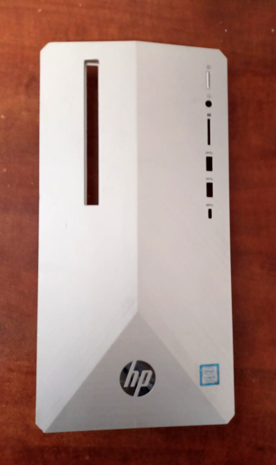 HP Pavilion 595-P0074 | Series Desktop Front Panel Bezel Cover Natural Silver