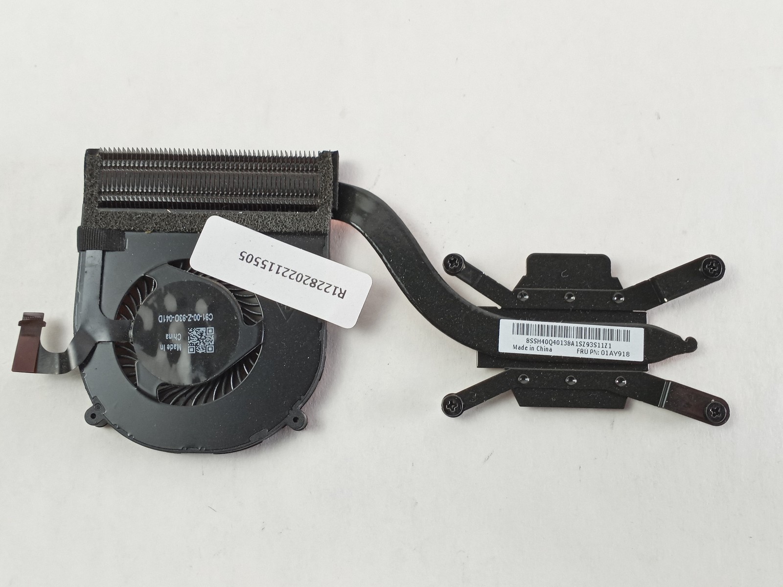 Lenovo 01AY918 Ribbon BGA 1356 Heatsink and Fan For ThinkPad X1 Yoga 3rd Gen