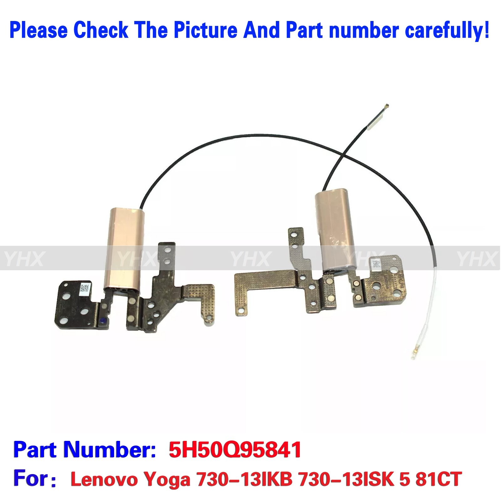 New For Lenovo Yoga 730-13IKB 730-13ISK 5 81CT Hinge Screen Hinges 5H50Q95841