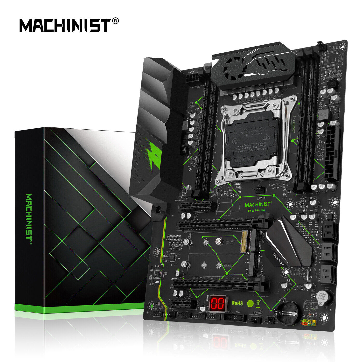 LGA 2011-3 X99 Motherboard Socket DDR4 RAM 4 Channel NVME M.2 for E5 V3 V4 CPU