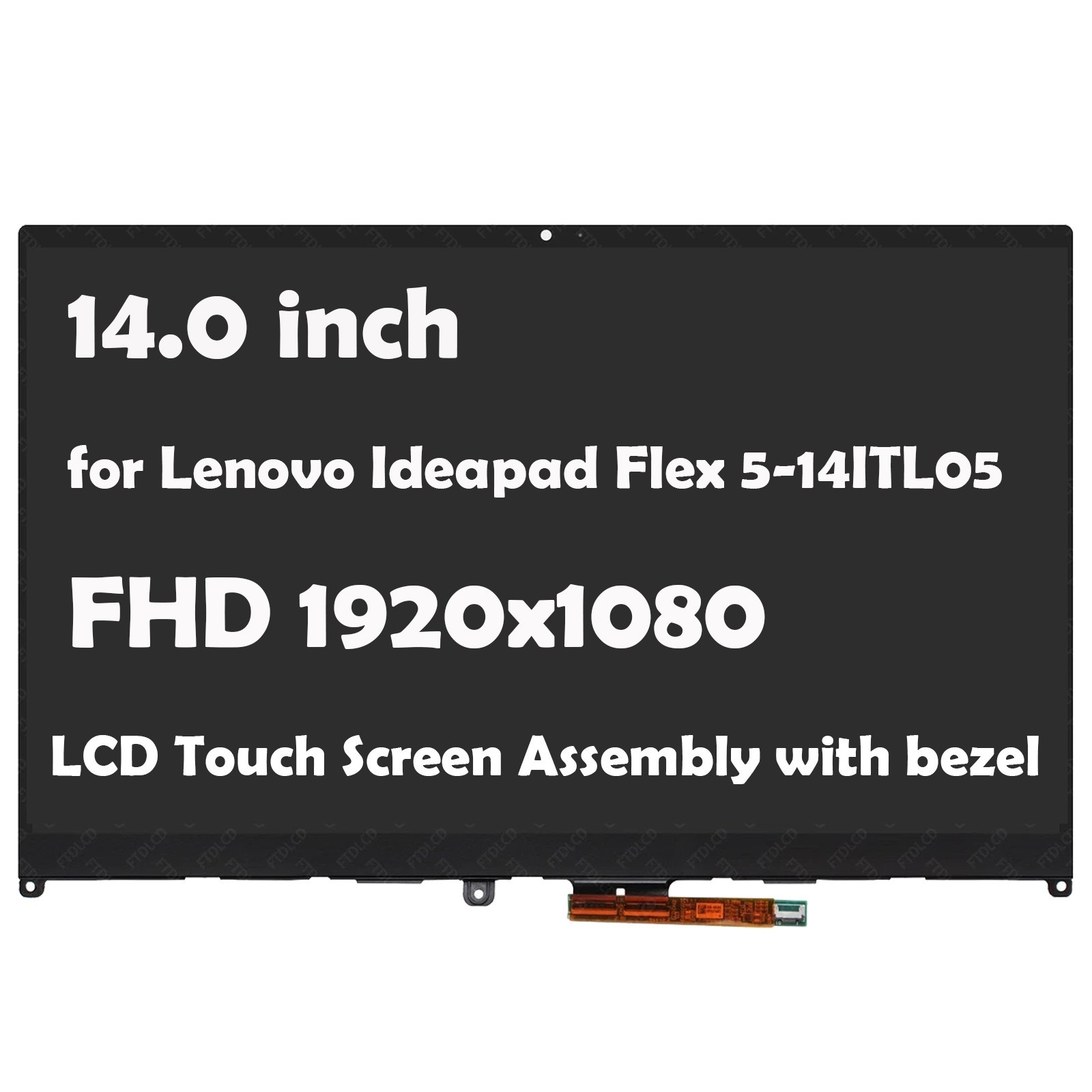 14″ 5D10S39641 5D10S39642 FHD 1920×1080 LCD Screen Display Touch Assembly