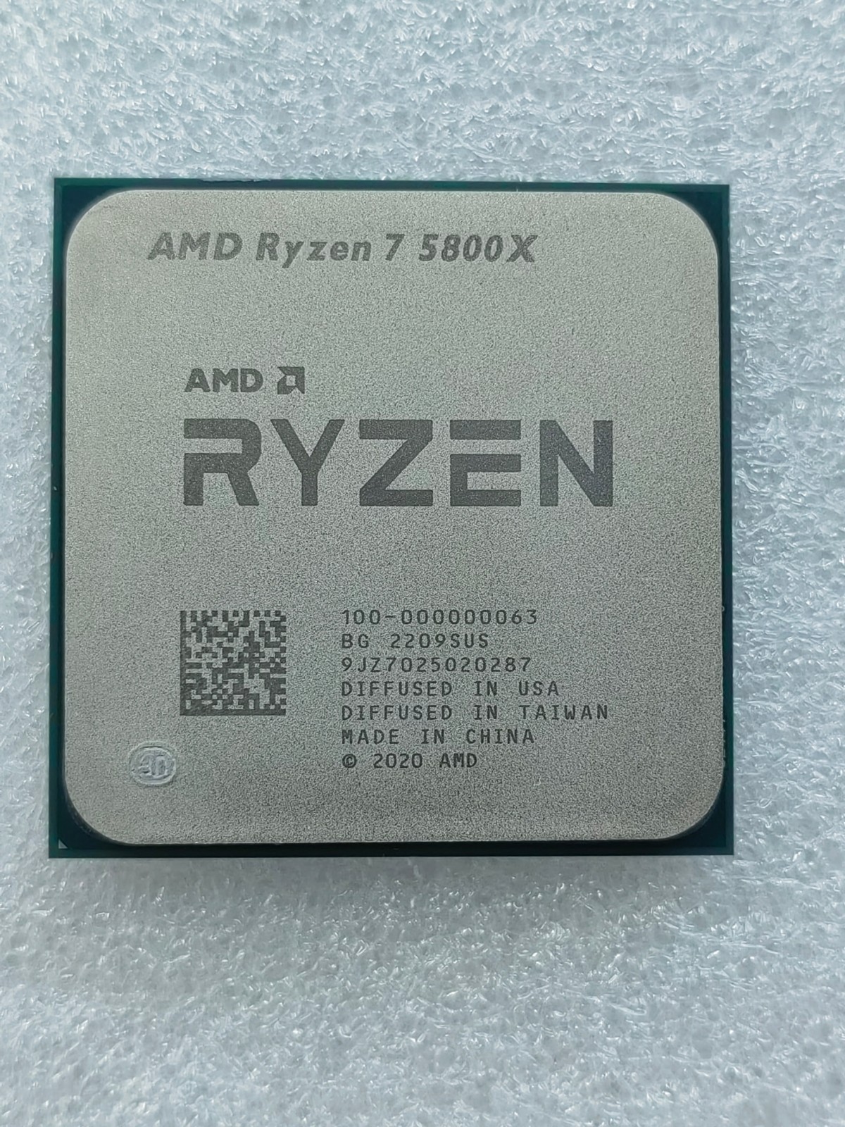 AMD Ryzen 7 5800X Desktop CPU R7 Processor B2 stepping Socket AM4 100-000000063