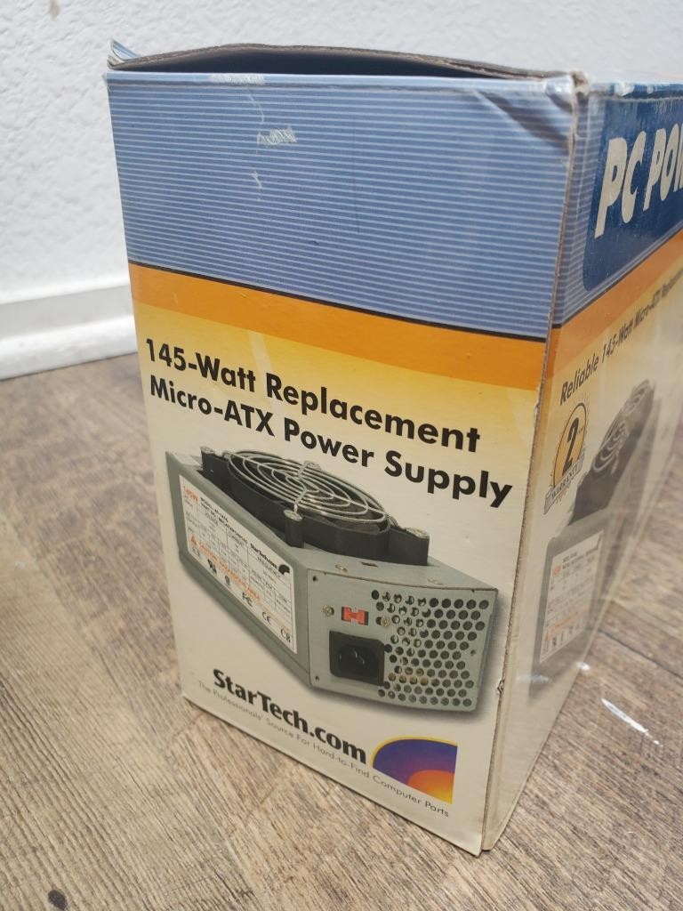W46 ♻ NEW IN BOX, STAR TECH ATX POWER SUPPLY 145 Watt MICATXPOW145 ♻