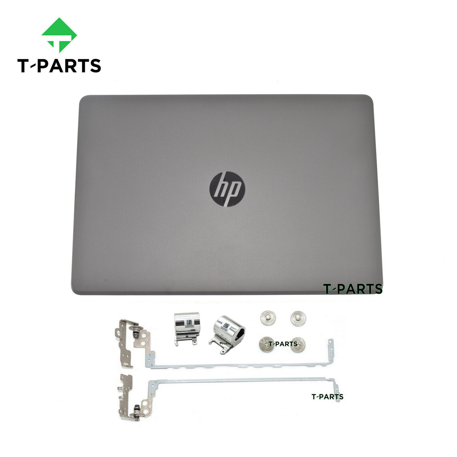 New For HP 250 G6 255 G6 256 G6 258 G6 Top LCD Back Cover+Hinges+Cap+Screws Gray