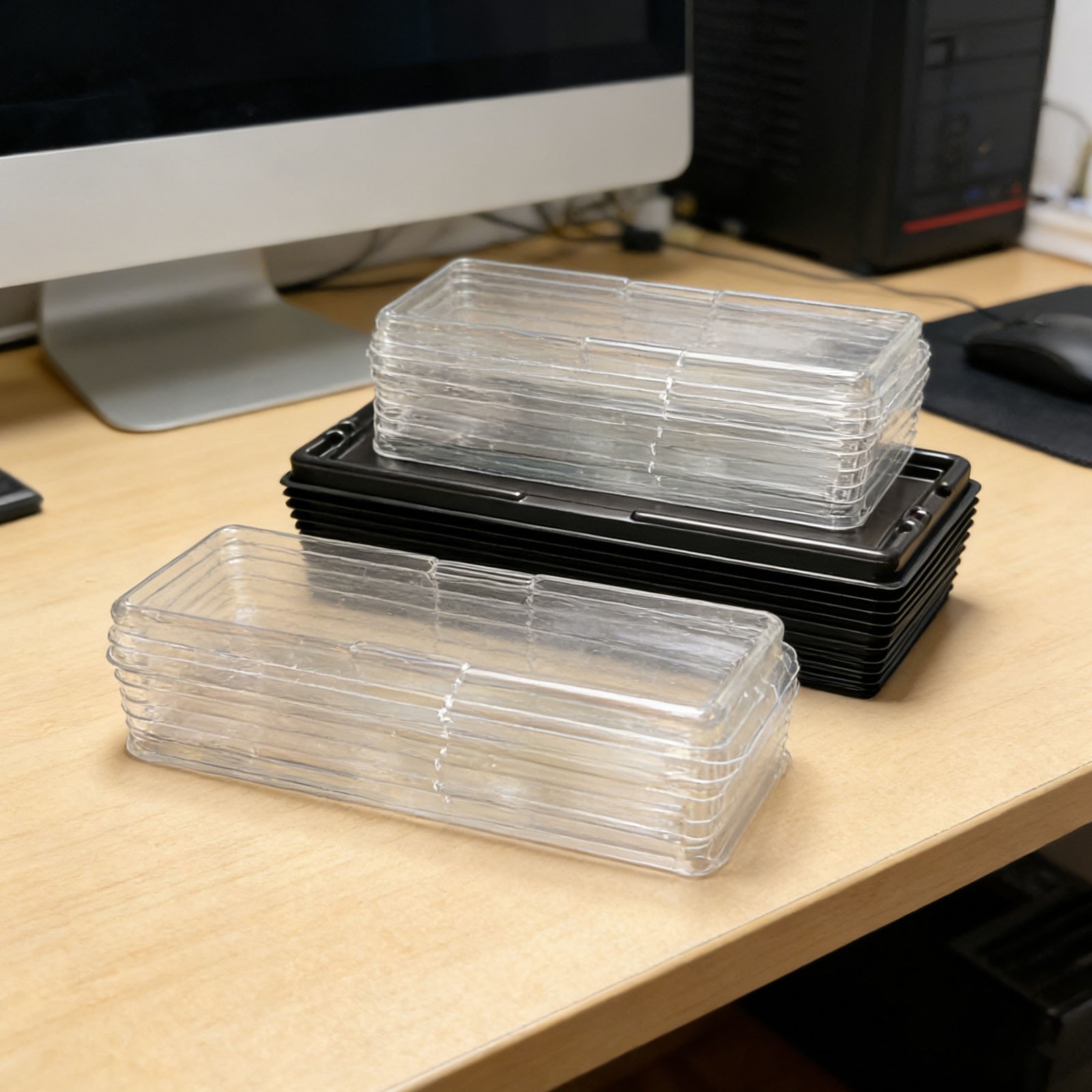 Long Dimm Memory Holder Case Clamshell for DDR, DDR3, DDR2, DDR4 and DDR5