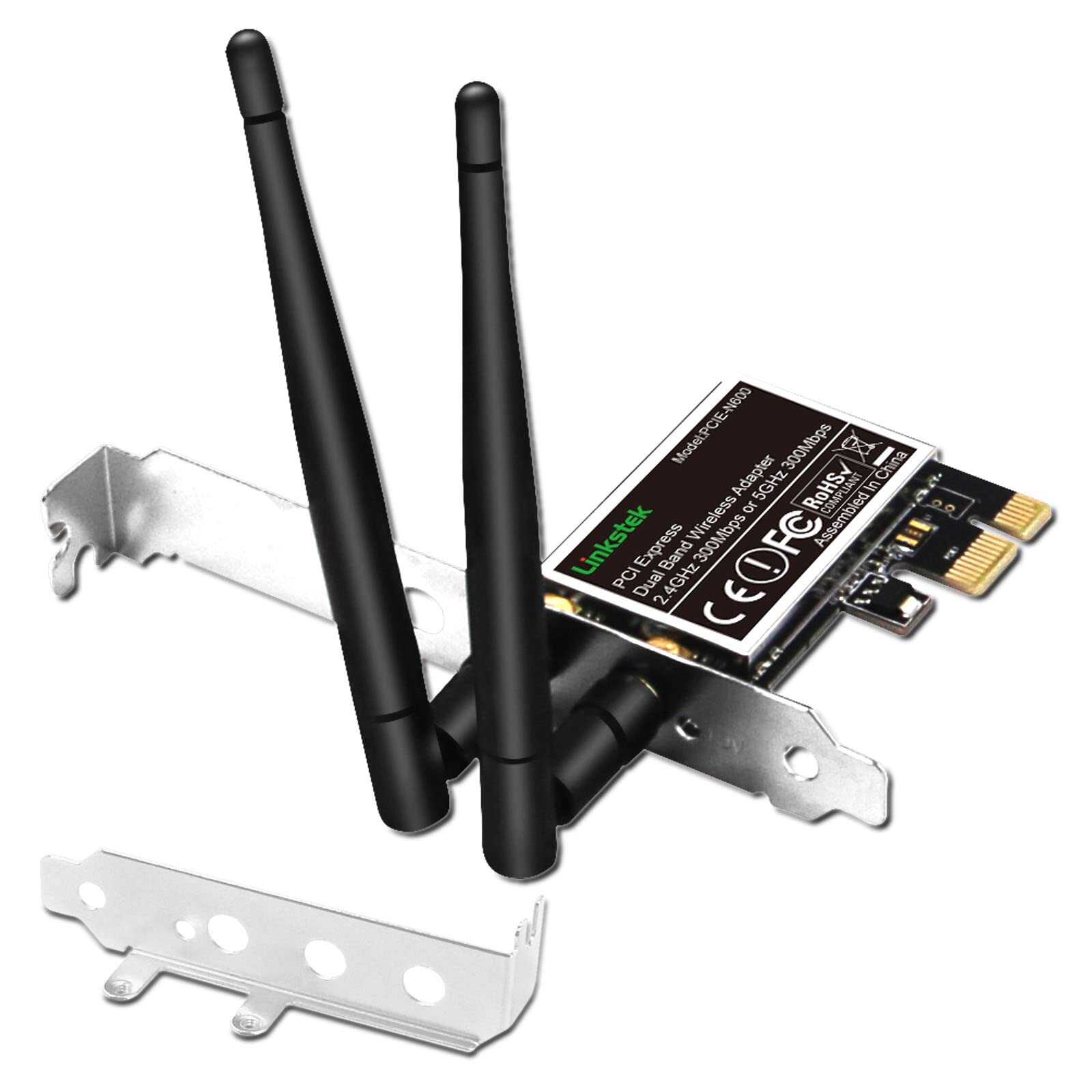 Wireless N 600mbps 2.4ghz 300mbps And 5ghz 300mbps Pcie Wifi Adapter Pcie Wifi