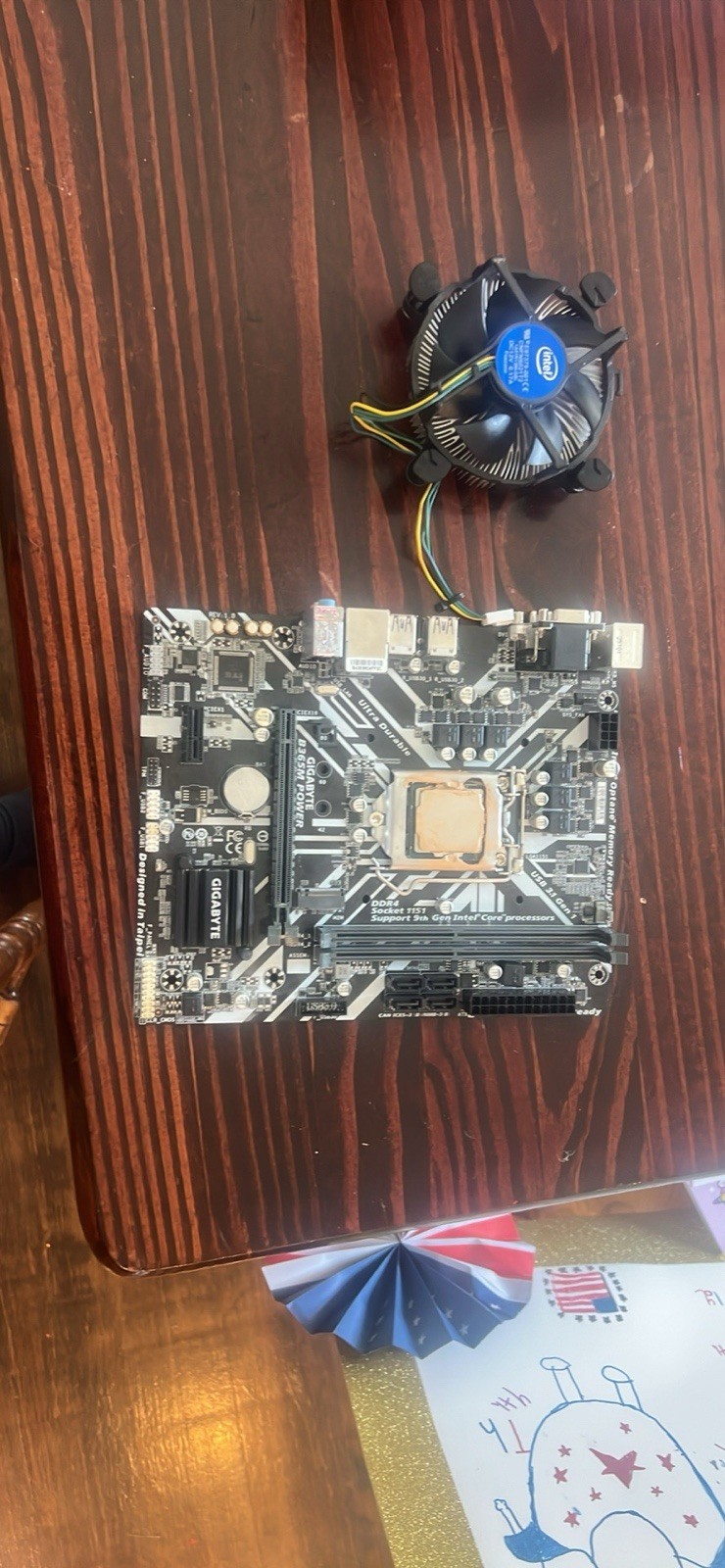 GIGABYTE B365M POWER MicroATX LGA1151 Motherboard w/ Intel Core i5-8500 3.0GHz