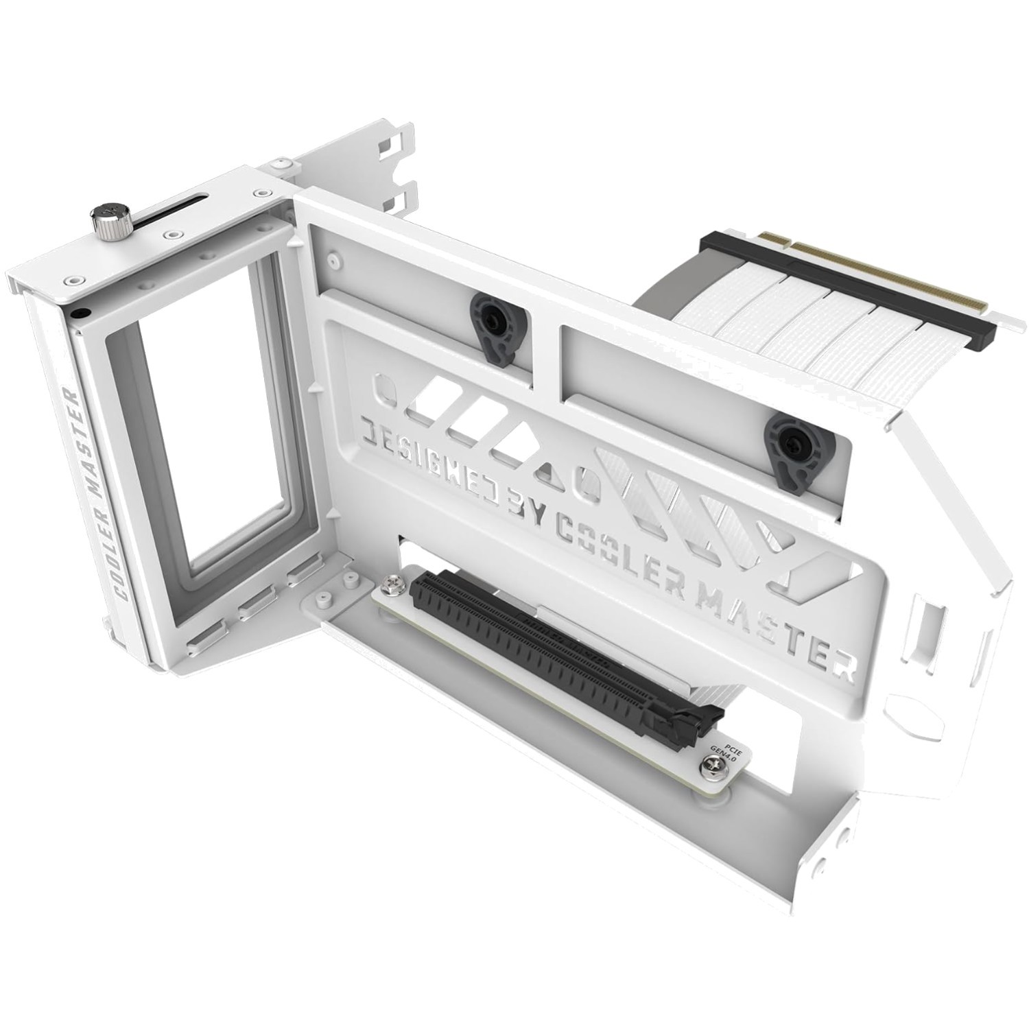 Adjustable Vertical GPU Mount, PCIe 4.0 5.0, White
