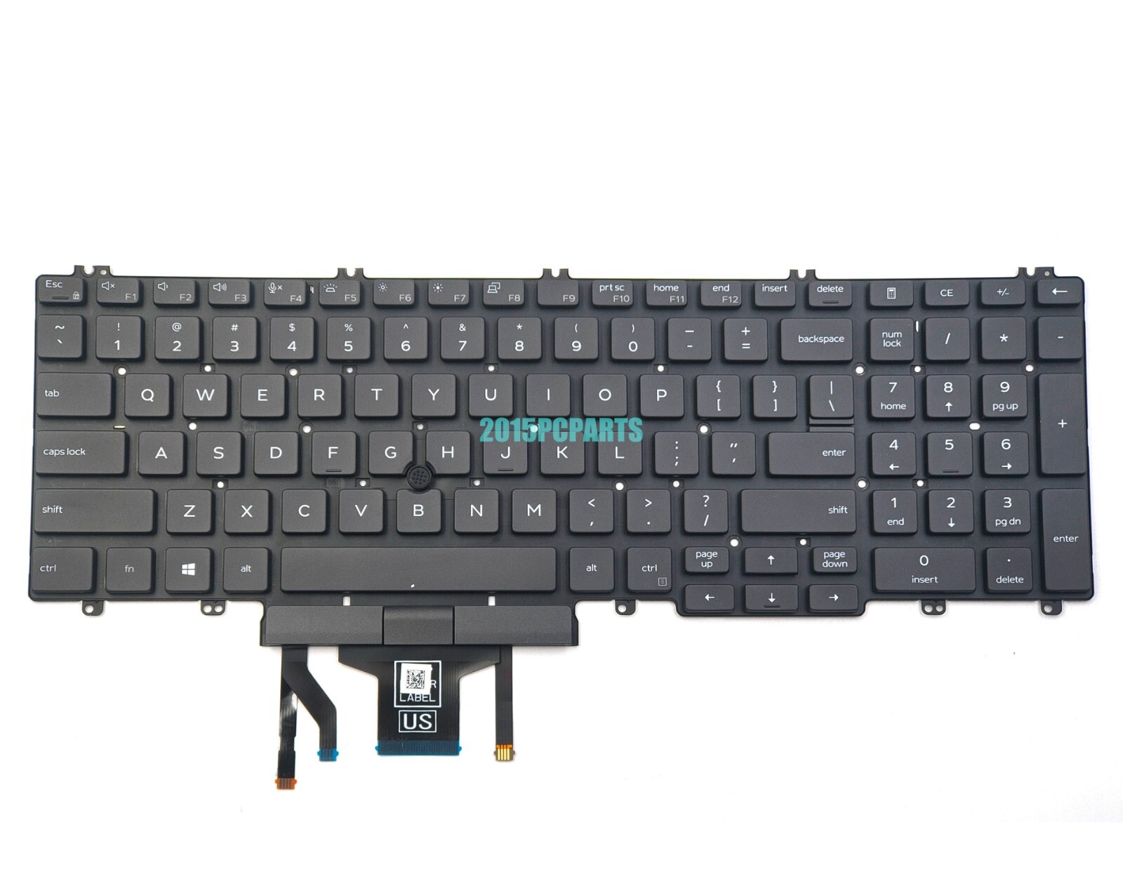 New for Dell Precision 3540 3541 3550 3551 Keyboard Backlit US w/ Pointer
