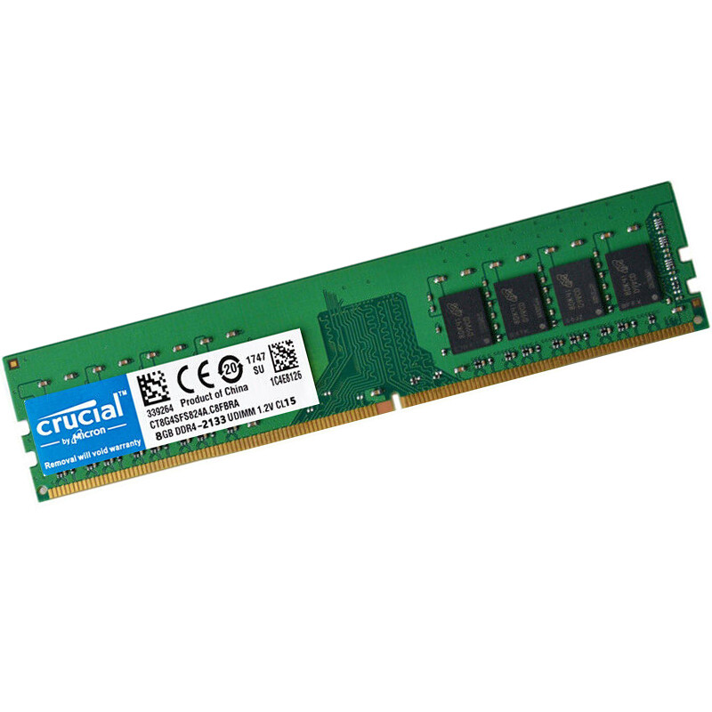 Crucial DDR4 8GB 2133 Mhz PC4-17000 288pins Desktop Memory Dimm Ram 1.2V 1 X 8GB