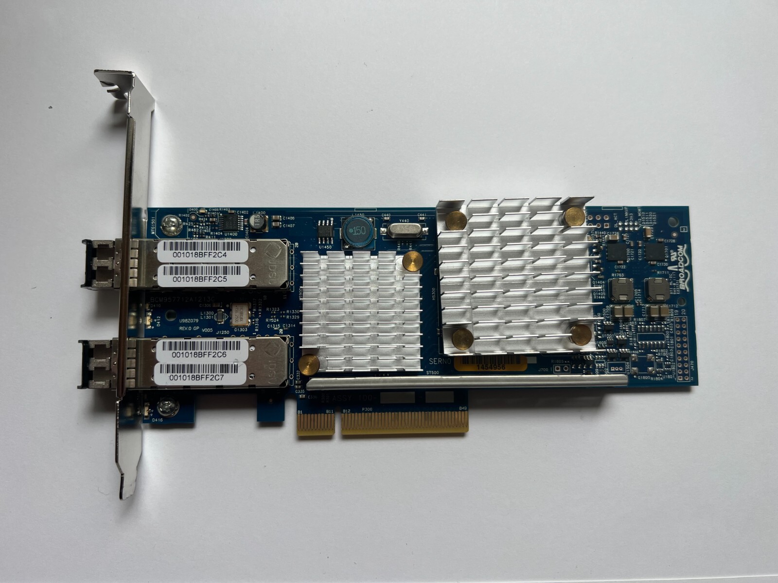 Broadcom BCM957712A1213G NetXtreme Dual Port 10Gb PCIe High Bracket Network Card