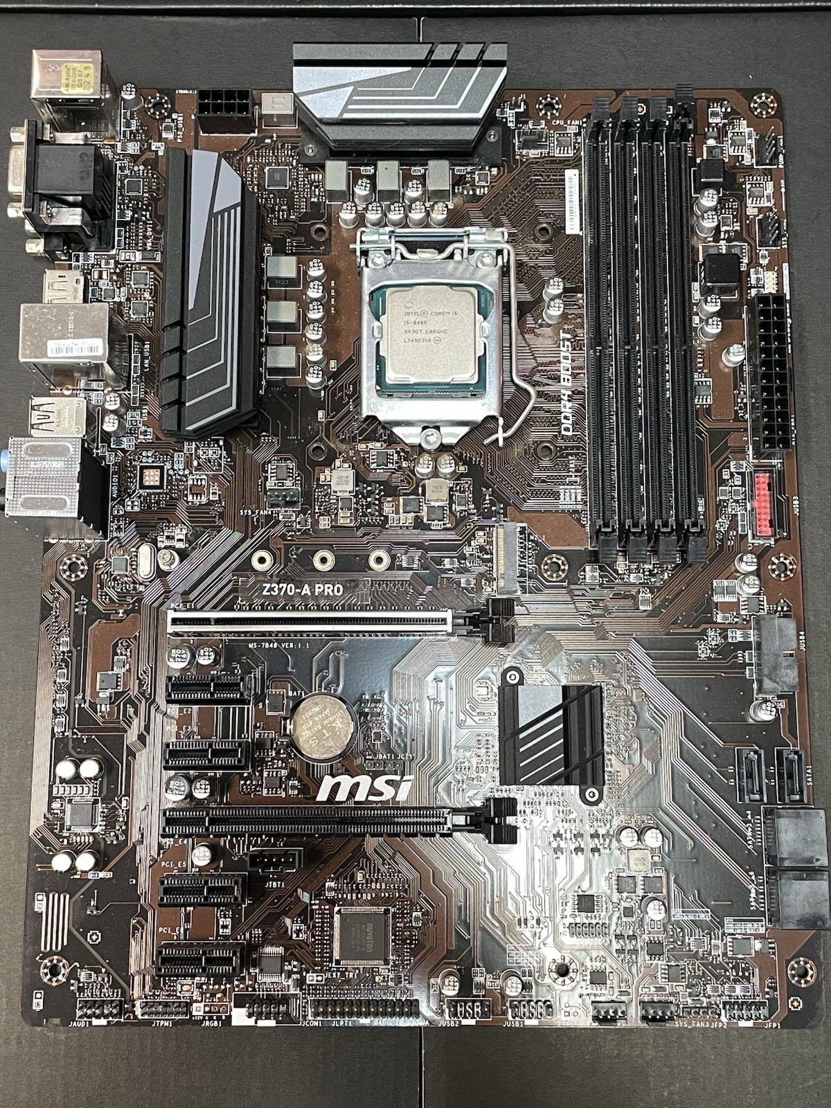 MOTHERBOARD+ CPU+ GPU+ RAM COMBO Z370, i5 8400, GTX 1070 8GB, 16GB DDR4 *TESTED*