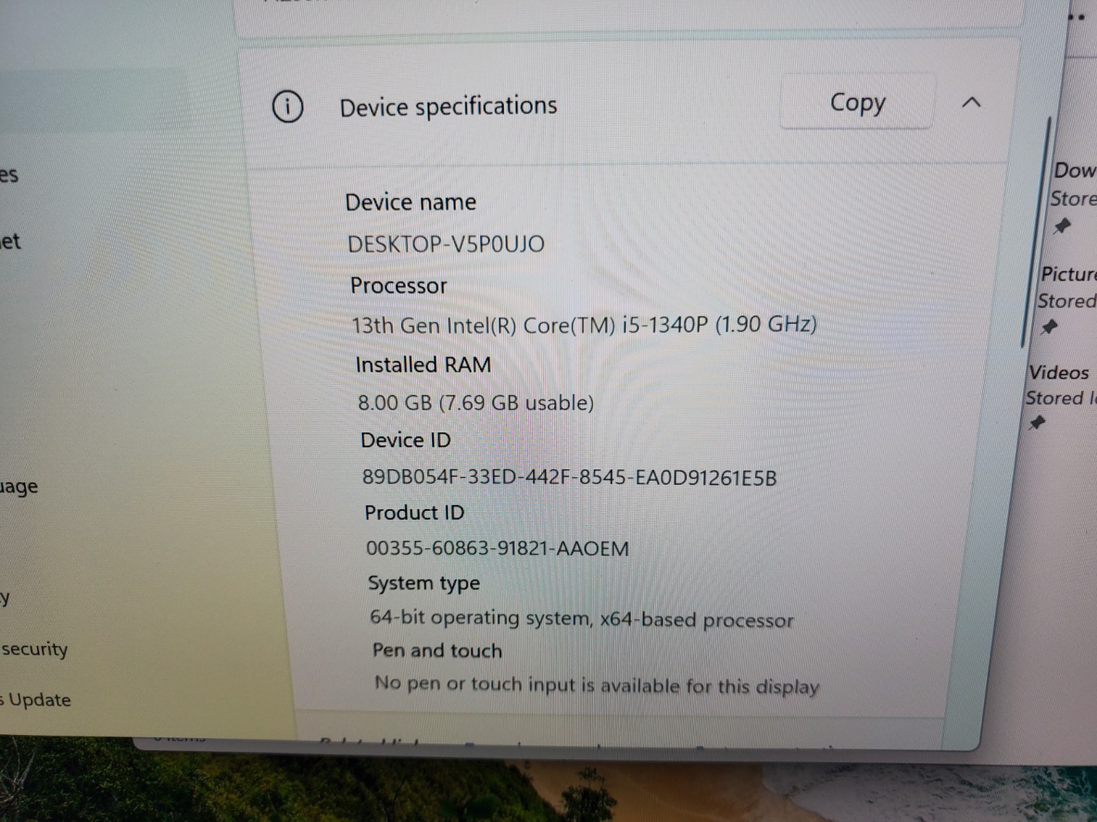 LG Gram 14Z90R-N.APC5U1 i5-1340P 14Z90R Palmrest 14Z90R/RS(Black)