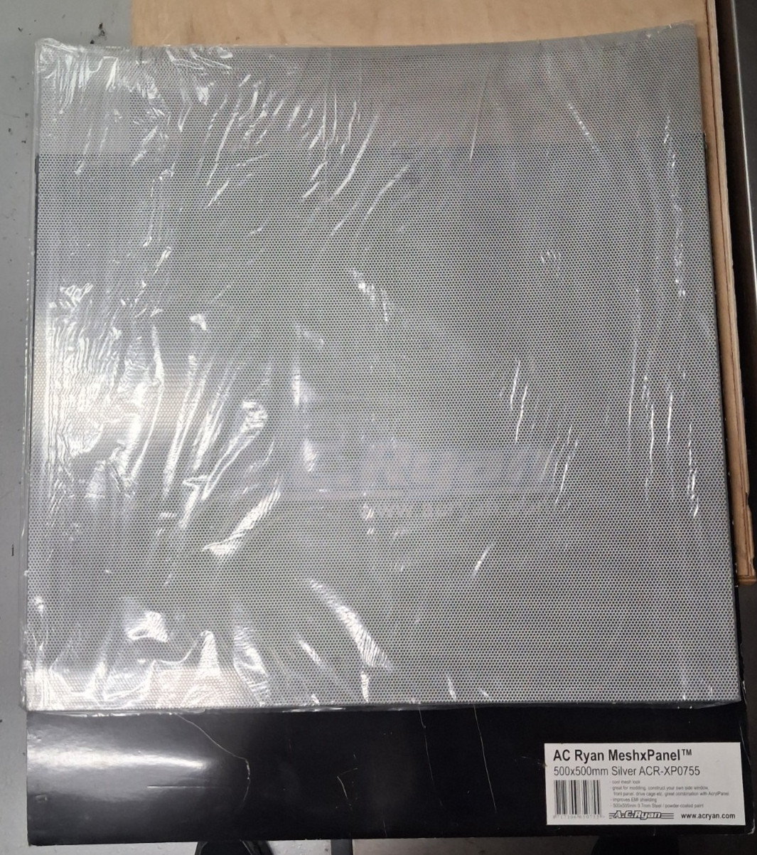 AC Ryan Mesh Panel 500x500x1mm Round Style Silver ACR-XP0755 8717306650755