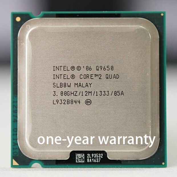 Intel Core 2 Quad Q9650 CPU 4-Core 3.0GHz/12M/1333 SLB8W LGA775 Processor Tested