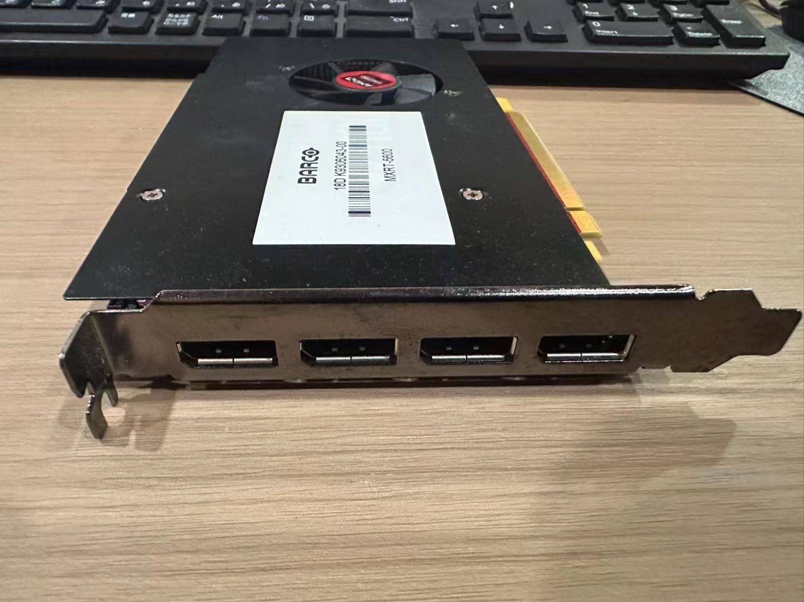 AMD W5100 Barco MXRT 5600 4x DisplayPort Used Graphics Card BIOS Tested