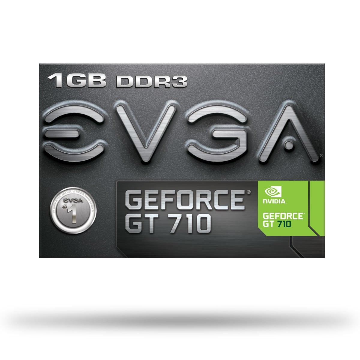 EVGA GT 710 1GB DDR3 64bit Single Slot, Low Profile 01G-P3-2711-KR