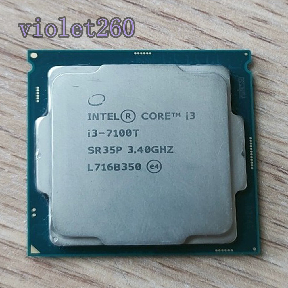 7th Gen Intel Core i3-7100T LGA 1151 CPU Processor SR35P Dual-Core 3.4 GHz
