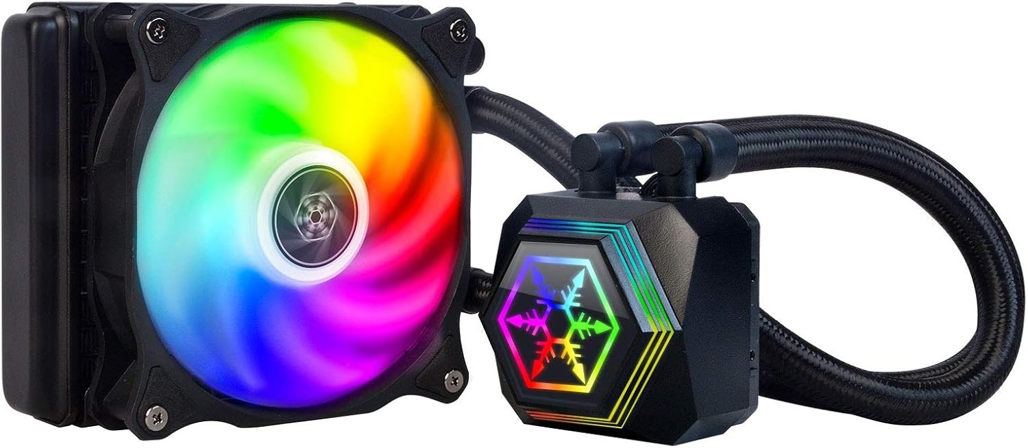 SILVERSTONE SST-PF120-ARGB Permafrost 120mm AIO Multi-Chamber CPU Liquid Cooler
