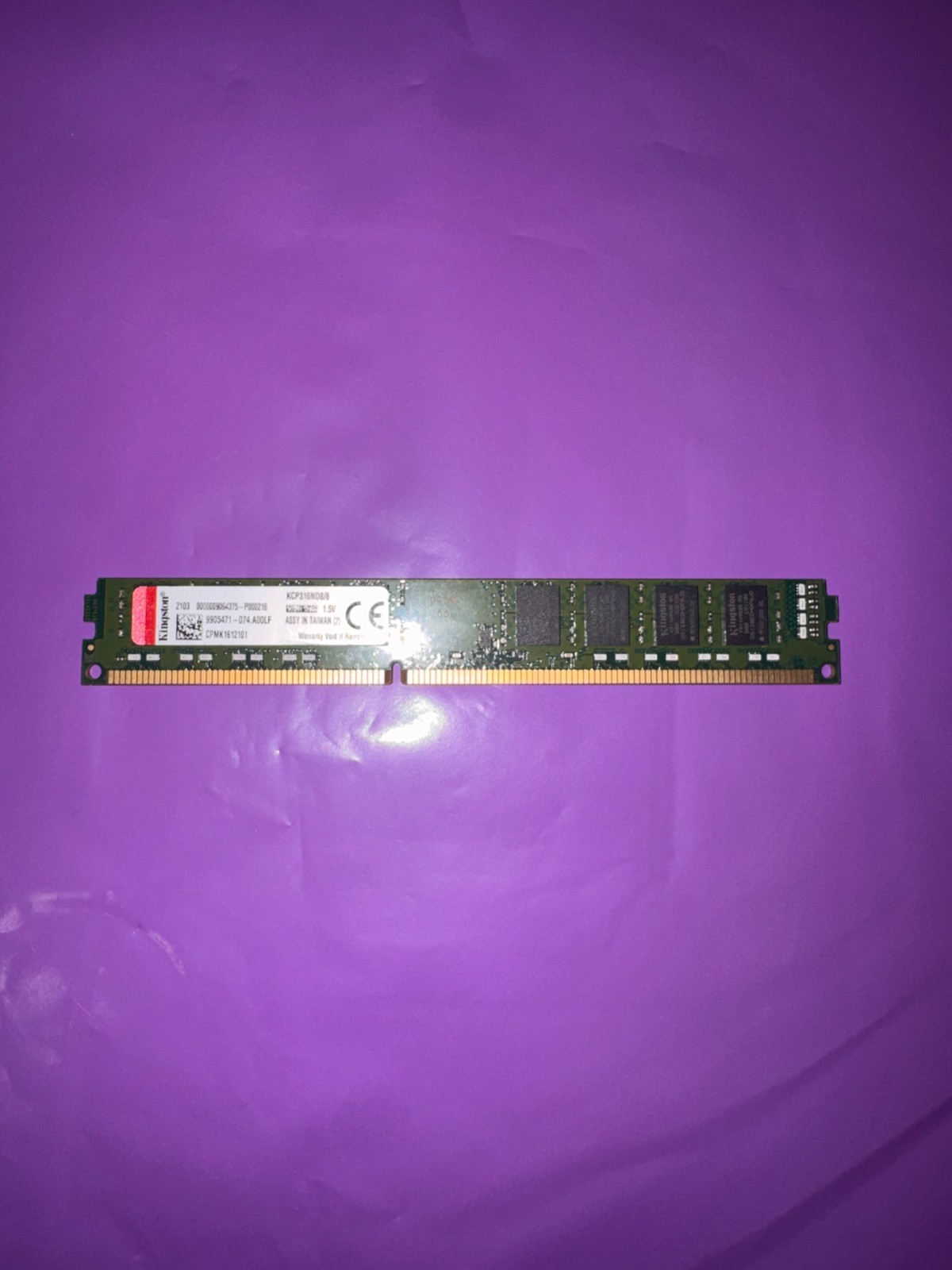 DDR3 8GB Kingston kcp316nd8/8 laptop/desktop/pc RAM
