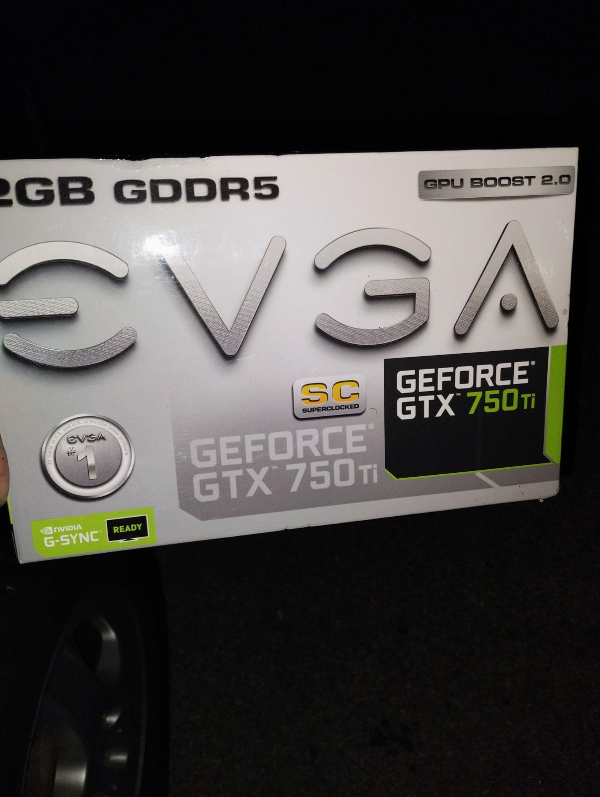 EVGA NVIDIA GeForce GTX 750 Ti SC 2GB GDDR5 G-SYNC Compatible GPU
