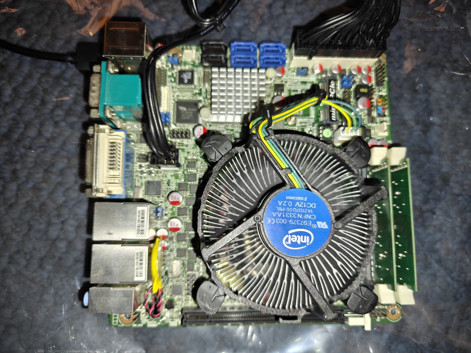 Jetway NF9E-Q77 Motherboard + CPU + 4GB Ram and Cooler