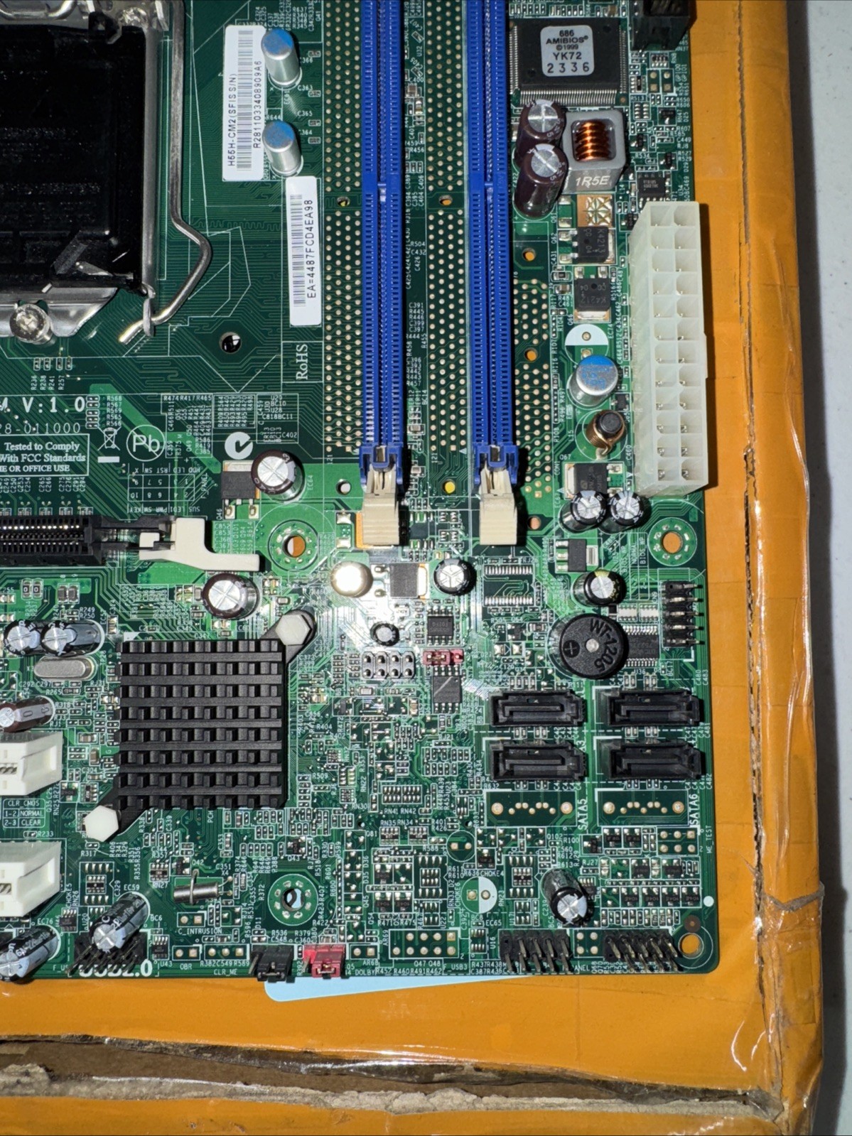Acer H57H-AM2 V2.0 Socket LGA1156 DDR3 PCIe Motherboard & CPU & Ram & I/O Shield