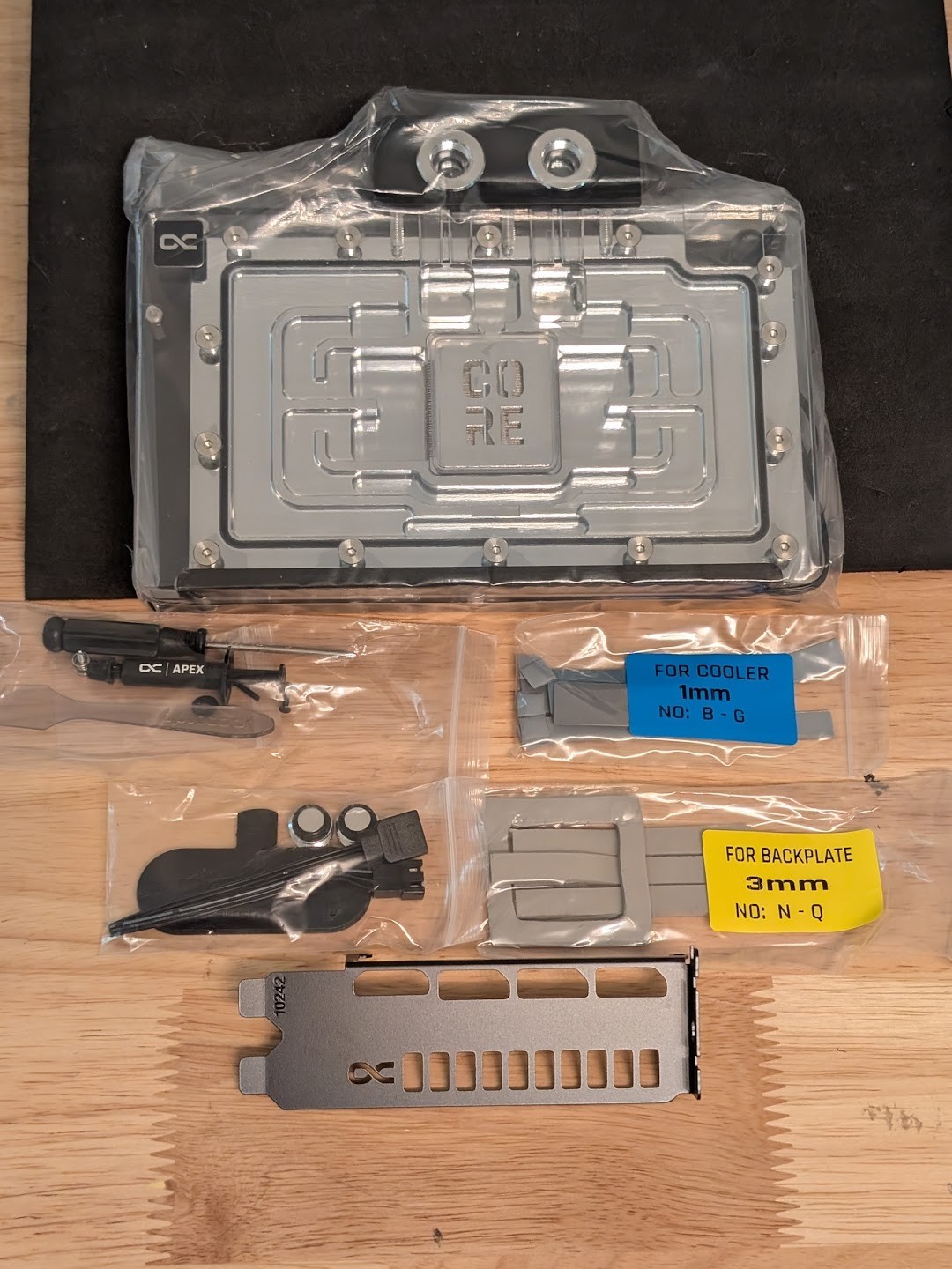 Alphacool Core GeForce RTX 5090 Reference Copper Water Block w/ Backplate 10242