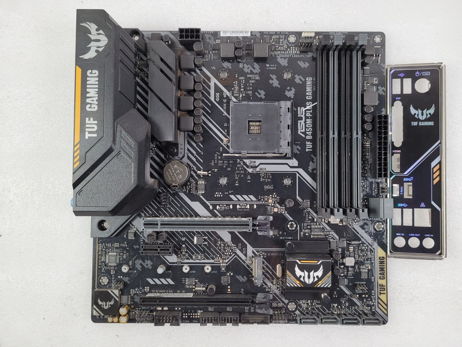 ASUS TUF B450M-PLUS GAMING Socket AM4, AMD Motherboard