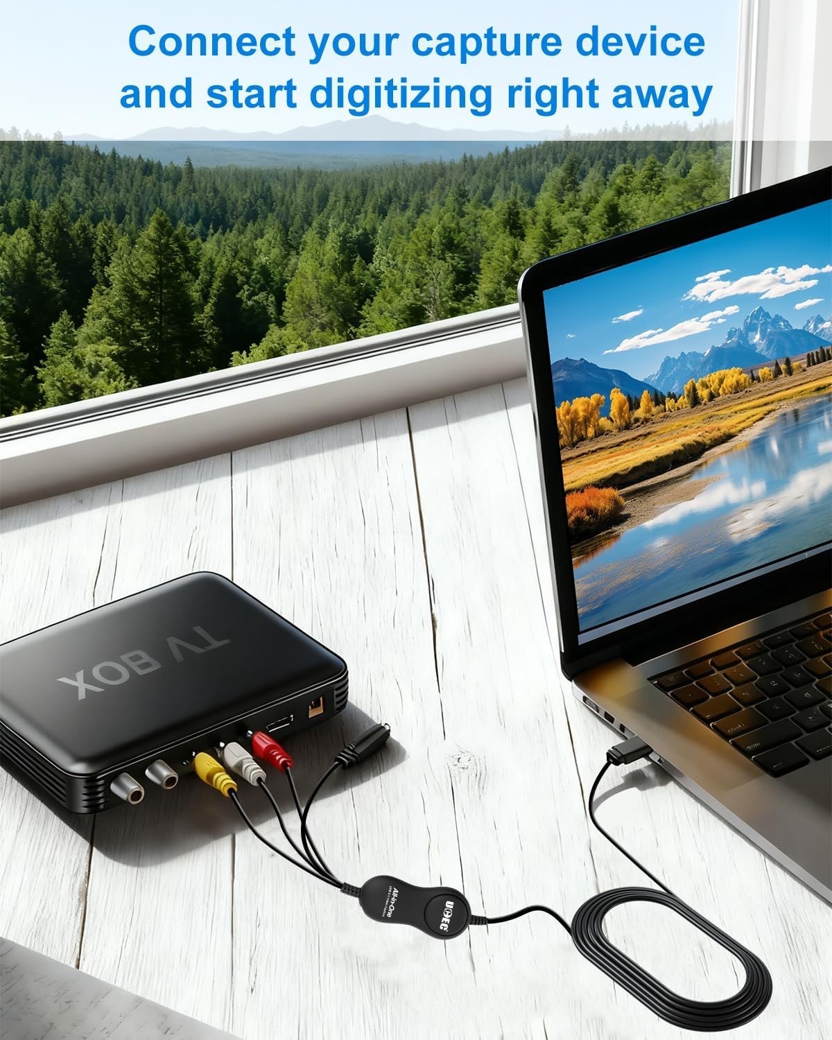 Effortless USB 2.0 Video Capture Card – VHS to Digital Conversion Made Simple