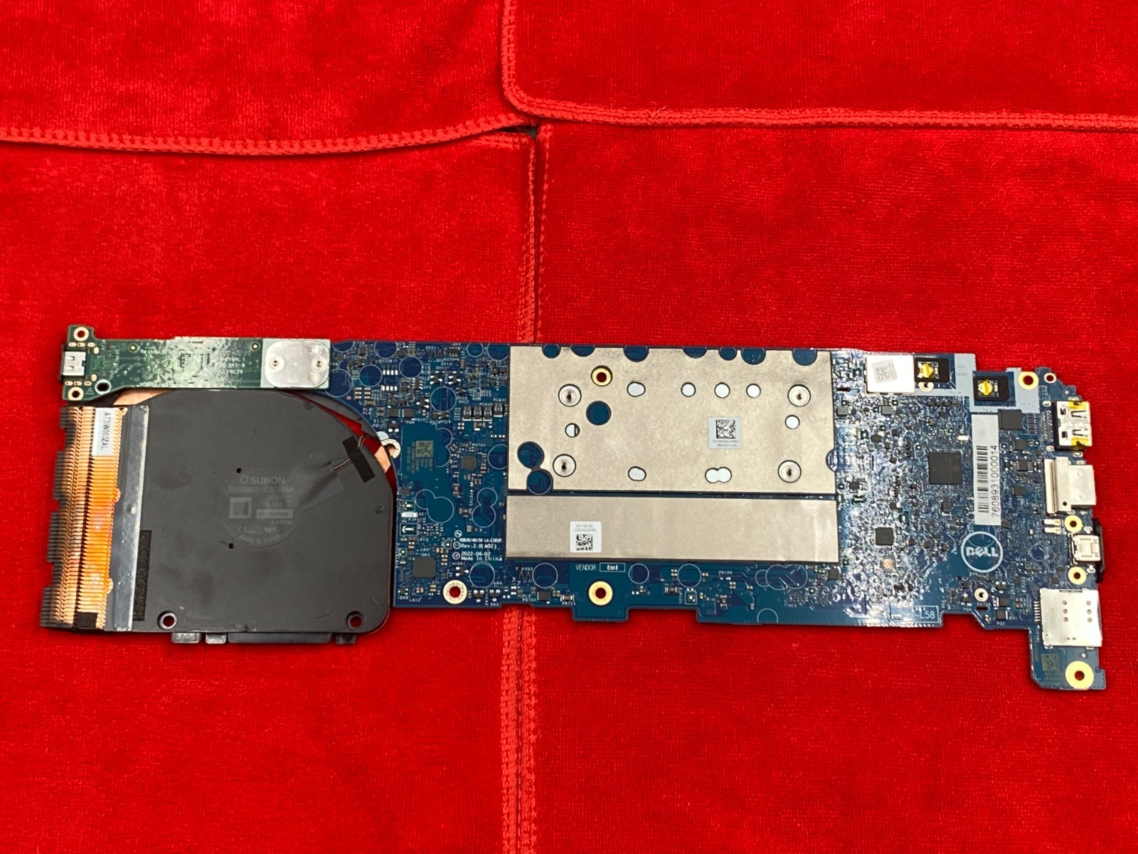OEM DELL LATITUDE 7430 LAPTOP MOTHERBOARDINTEL i5-1245U 16GB RAM 5WNM1 *LOCK*