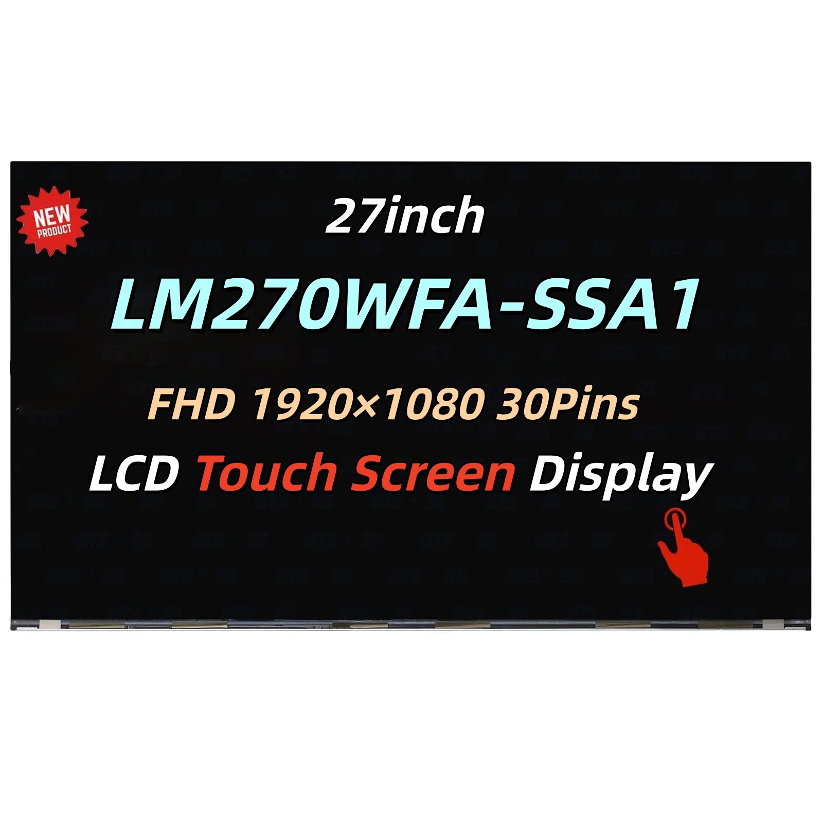 27.0″ LCD Screen for HP AIO 27-D 27-D0014 FHD 30pin Touch Display