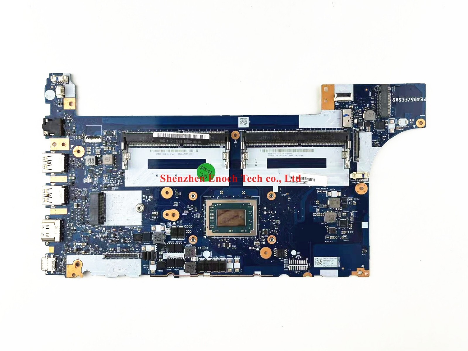For Lenovo ThinkPad E495 E595 Motherboard AMD Ryzen 5-3500U NM-C061 FRU 02DM023