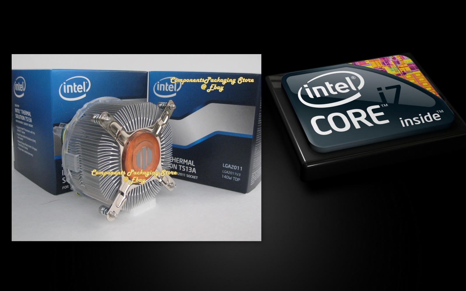 Intel Socket LGA2011-3 LGA2011 Cooler Heatsink Fan Desktop-Server up to 140W TDP